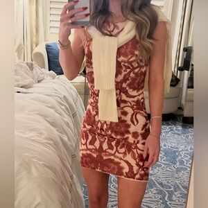 Elegant Floral Print Dress